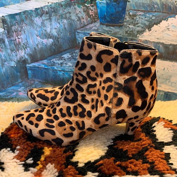 Women's Limelight Moira 370008 Animal Print pony hair Leather ankle Boots 7 - Picture 6 of 14